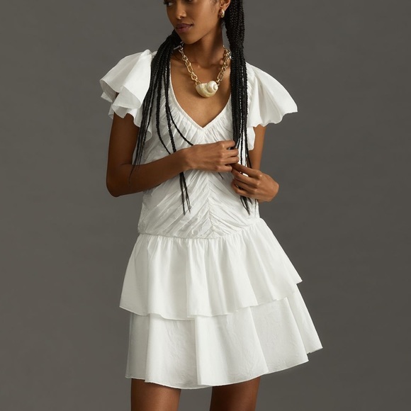 Anthropologie Dresses & Skirts - Anthropologie Love The Label Ruffled Mini Dress